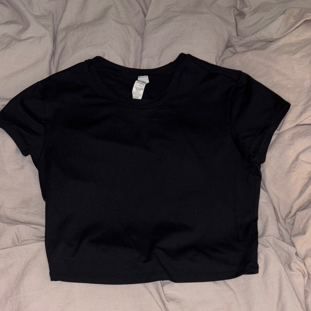 ALO Yoga Black Crop Top
